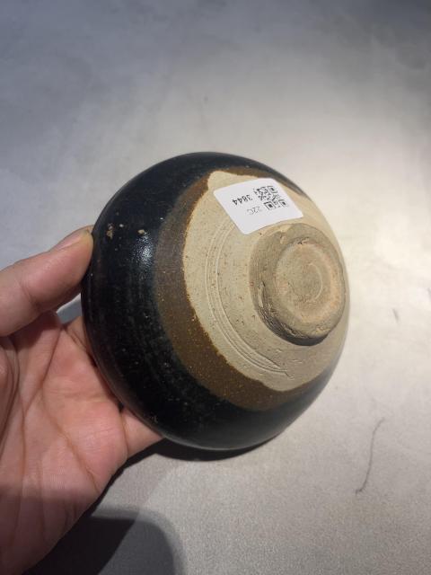 宋代吉州窑凤纹黑釉褐彩碗 宋代吉州窑凤纹黑釉褐彩碗