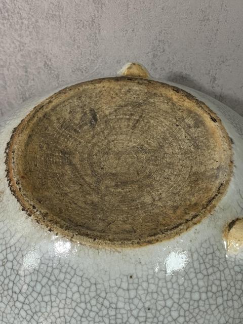 古玩陶瓷乾隆哥釉缽式爐拍賣，當前價格3888元