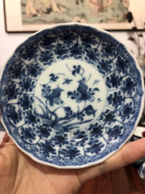 古玩陶瓷康熙折枝花卉盤拍賣,當前價格1500元