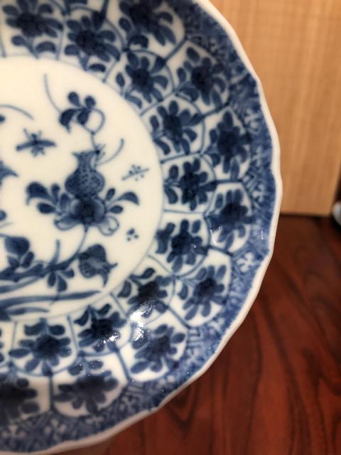 古玩陶瓷康熙折枝花卉盤拍賣,當前價格1500元