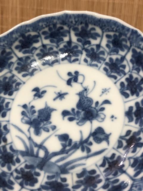 古玩陶瓷康熙折枝花卉盤拍賣,當前價格1500元