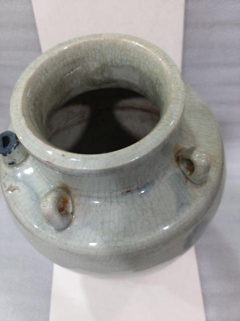 古玩陶瓷清代早期龍紋四系壺拍賣,當前價格988元