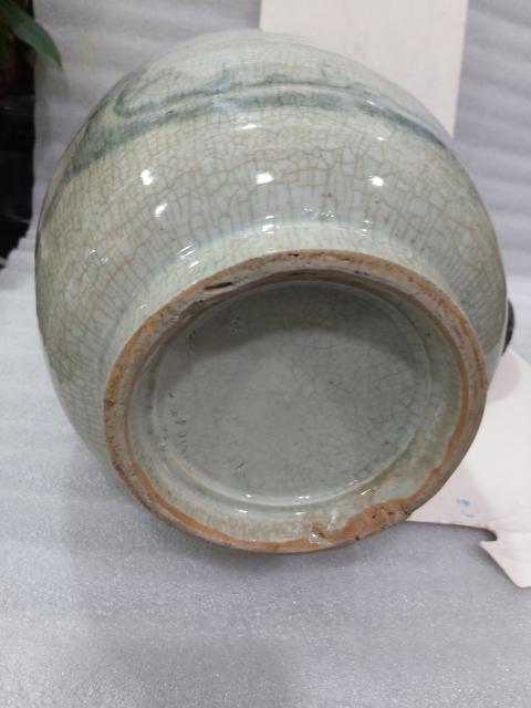 古玩陶瓷清代早期龍紋四系壺拍賣,當前價格988元