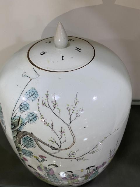 古玩陶瓷粉彩冬瓜罐拍賣，當前價格3288元