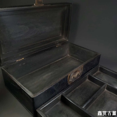 古玩雜項紅木首飾盒拍賣，當前價格2800元