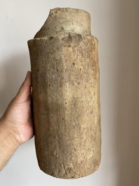 古玩陶瓷花卉紋印花瓦當(dāng)拍賣(mài),當(dāng)前價(jià)格1800元