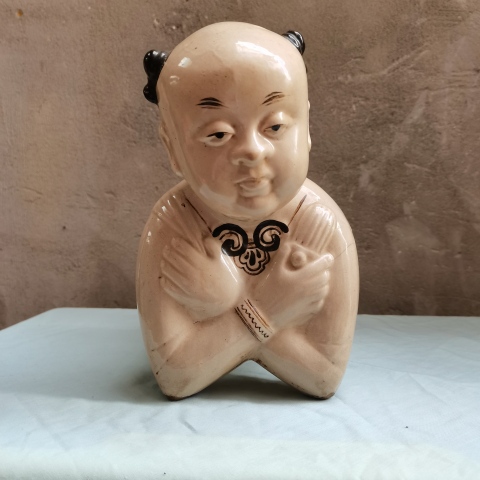 古玩陶瓷磁州窯系孩兒枕拍賣，當前價格4800元