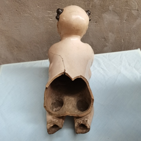 古玩陶瓷磁州窯系孩兒枕拍賣，當前價格4800元