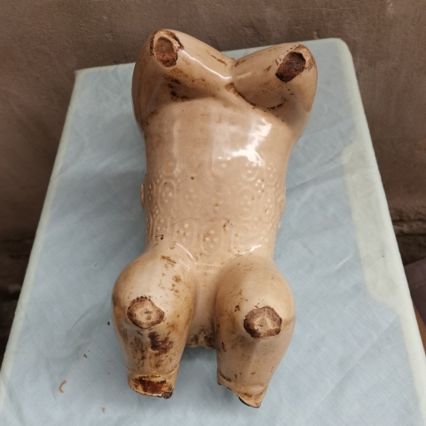 古玩陶瓷磁州窯系孩兒枕拍賣，當前價格4800元