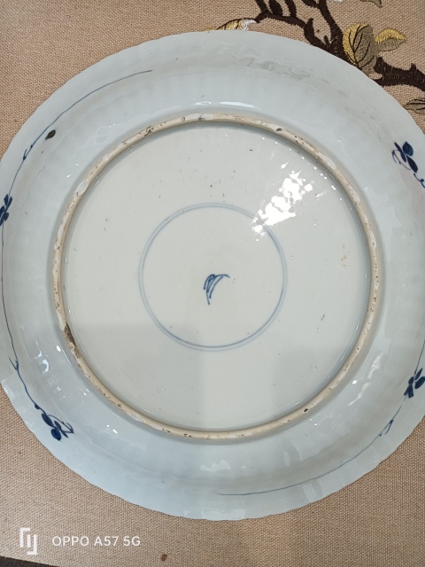 古玩陶瓷康熙花口盤拍賣，當前價格3200元