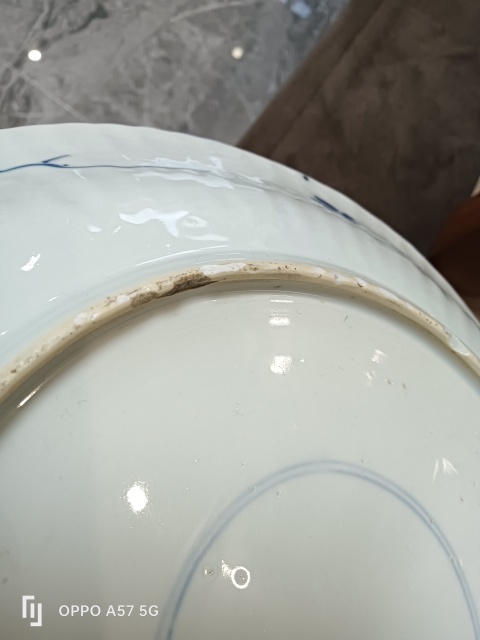 古玩陶瓷康熙花口盤拍賣，當前價格3200元
