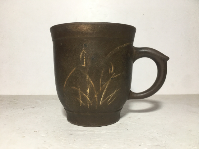 古玩陶瓷紫砂手把杯拍賣(mài)，當(dāng)前價(jià)格0元