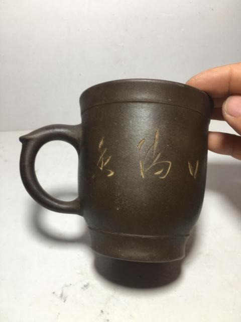 古玩陶瓷紫砂手把杯拍賣(mài)，當(dāng)前價(jià)格0元