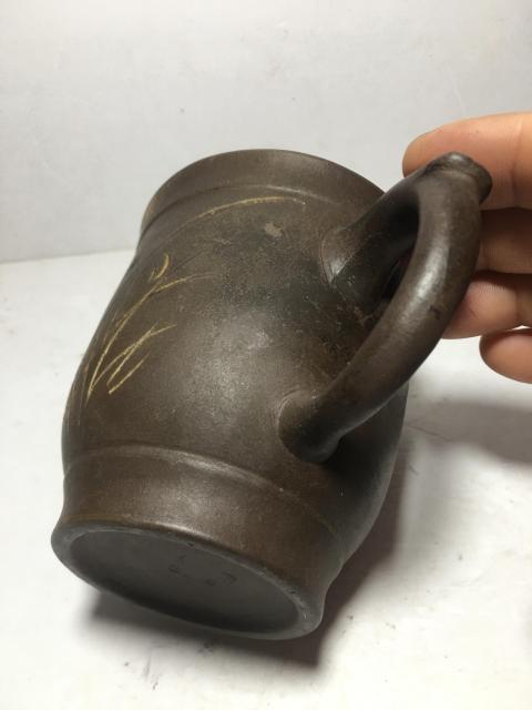 古玩陶瓷紫砂手把杯拍賣(mài)，當(dāng)前價(jià)格0元