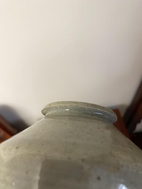 古玩陶瓷明代龍泉窯系青瓷罐拍賣，當(dāng)前價格600元