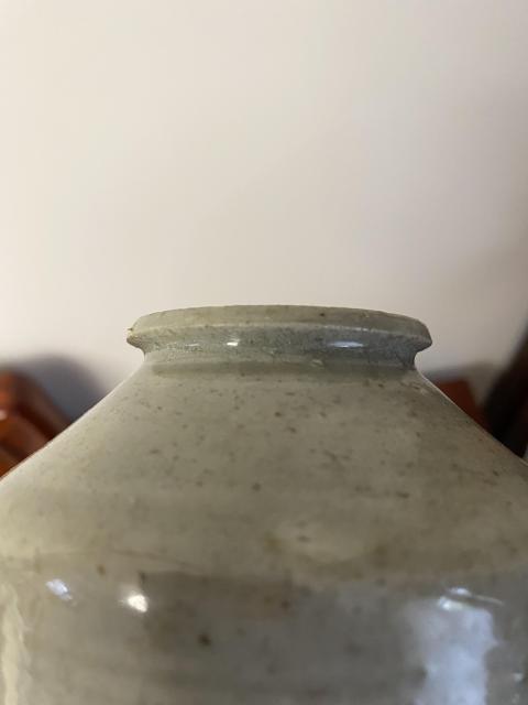 古玩陶瓷明代龍泉窯系青瓷罐拍賣，當(dāng)前價格600元