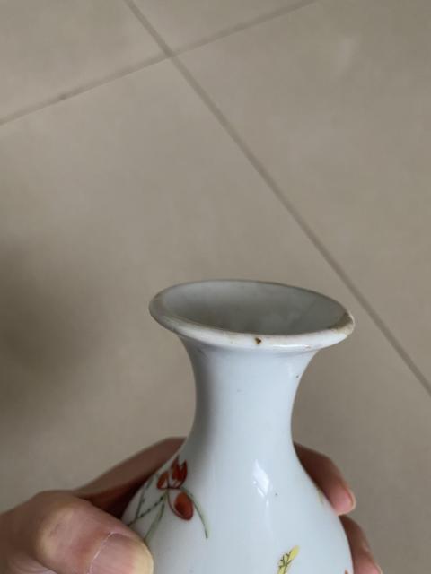 古玩陶瓷康熙雍正·粉刺滿嬌池琵琶瓶·傳世拍賣，當前價格6000元