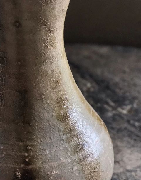 古玩陶瓷唐代長(zhǎng)沙窯青釉點(diǎn)彩玉壺春瓶拍賣,當(dāng)前價(jià)格5000元