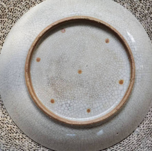 古玩陶瓷哥釉七星盤拍賣，當前價格1200元