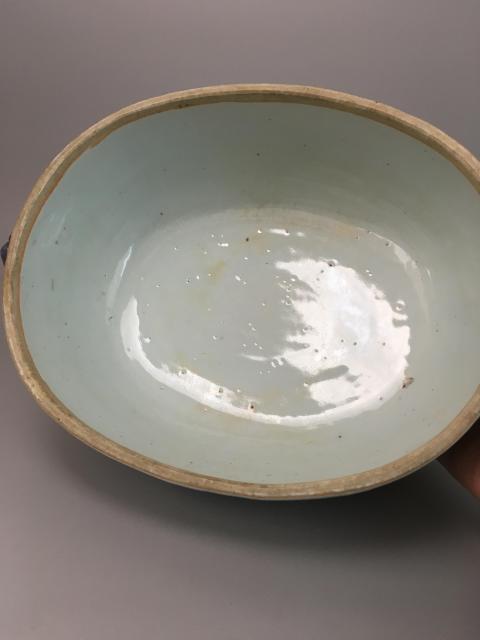 古玩陶瓷【稀有珍品】清雍正乾隆青花山水花卉紋神龕恭盒拍賣，當前價格19000元