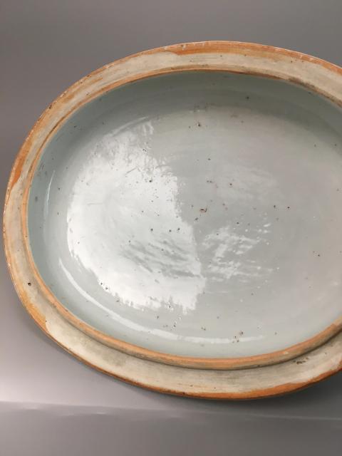 古玩陶瓷【稀有珍品】清雍正乾隆青花山水花卉紋神龕恭盒拍賣，當前價格19000元