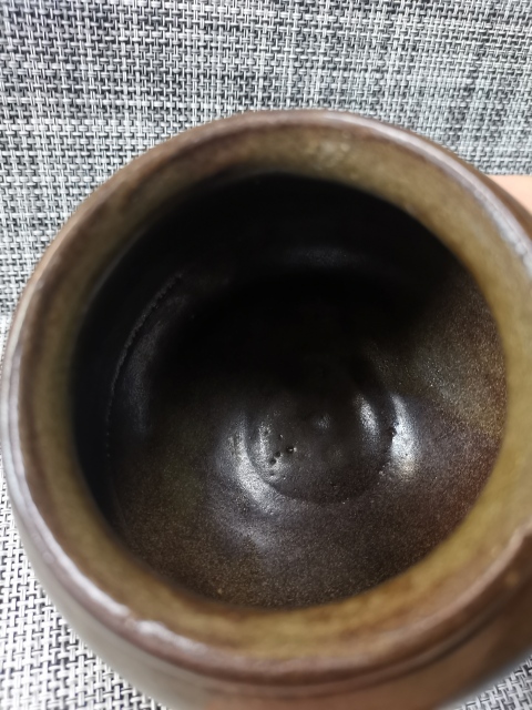 古玩陶瓷磁州窯茶葉末釉唇口罐拍賣，當前價格666元