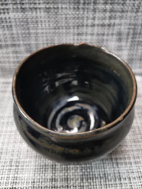 古玩陶瓷磁州窯窯變黑釉罐拍賣，當前價格999元