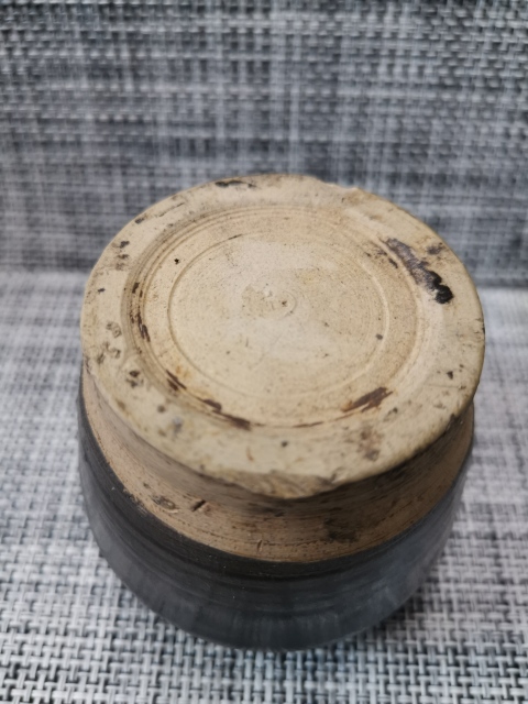 古玩陶瓷磁州窯窯變黑釉罐拍賣，當前價格999元
