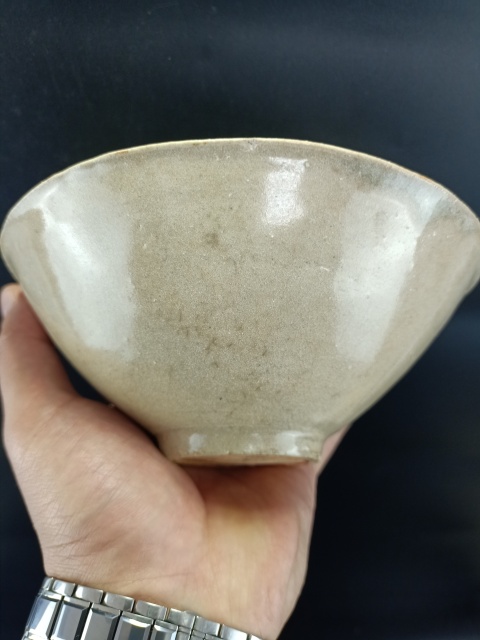 古玩陶瓷影青釉劃花斗笠碗拍賣,當(dāng)前價(jià)格301元
