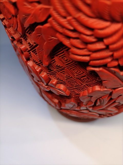 古玩雜項剔紅瓶拍賣,當前價格4888元