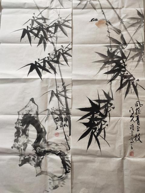 古玩字畫河南美術(shù)家協(xié)會(huì) 許墨《君子之風(fēng)四屏》拍賣,當(dāng)前價(jià)格1369元