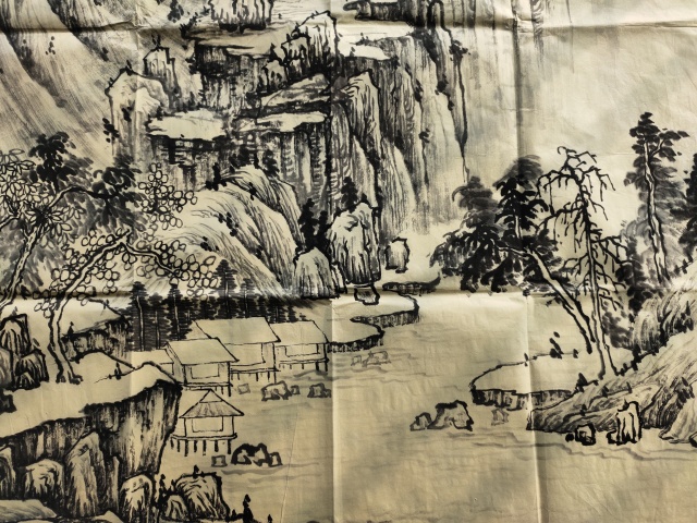 古玩字畫中國美術家協會會員 葉善華《煙江云山》拍賣，當前價格699元