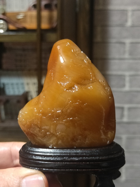 古玩雜項田黃薄意山子擺件拍賣,當前價格158000元