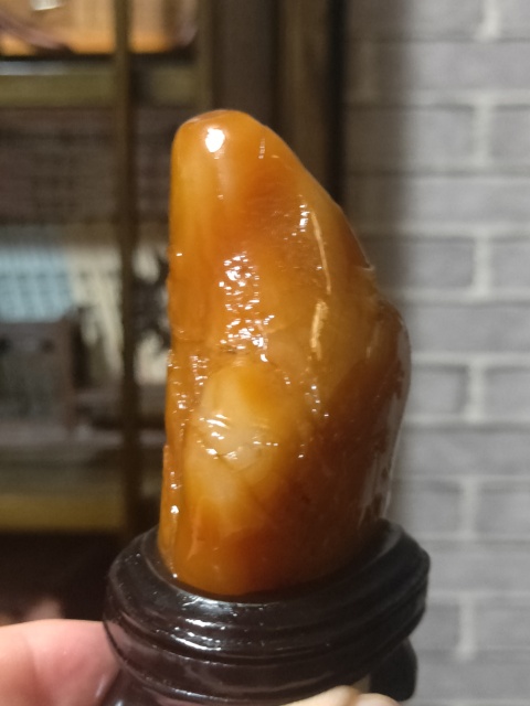 古玩雜項田黃薄意山子擺件拍賣,當前價格158000元