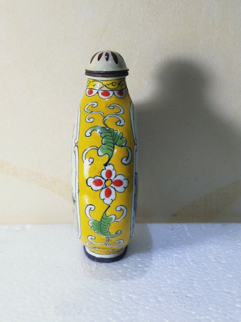 古玩雜項銅胎琺瑯彩鼻煙壺拍賣，當前價格268元