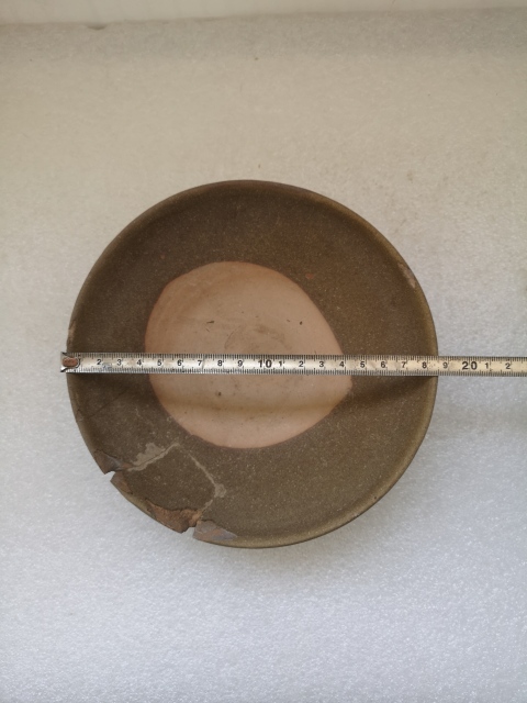 古玩陶瓷元代褐釉碗拍賣,當前價格298元