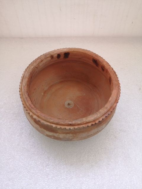 古玩陶瓷明末清初紅陶香爐拍賣，當前價格398元