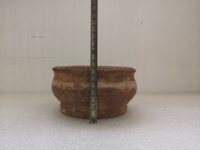 古玩陶瓷明末清初紅陶香爐拍賣，當前價格398元