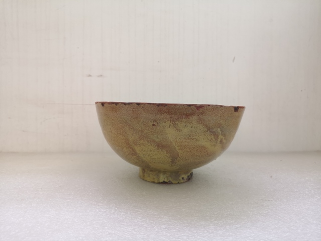 古玩陶瓷元代窯變釉碗拍賣,當前價格580元