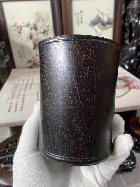 古玩雜項紅木素面筆筒拍賣,當前價格800元