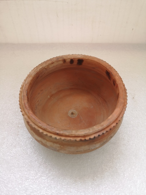 古玩陶瓷明末清初紅陶香爐拍賣，當前價格398元