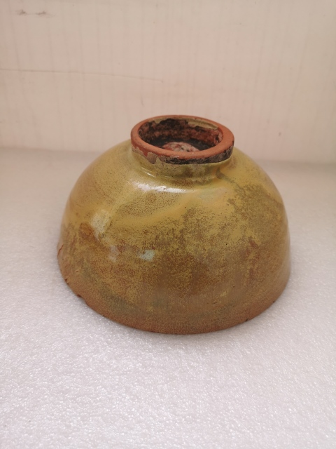 古玩陶瓷元代窯變釉碗拍賣,當前價格580元