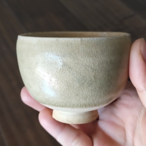 古玩陶瓷隋末唐初青釉青瓷斂口杯拍賣,當前價格8888元