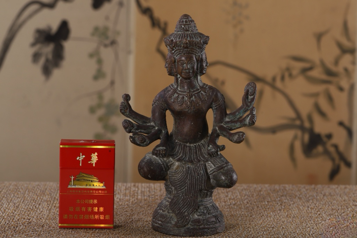 古玩銅器泰國四面佛銅像拍賣,當前價格999元