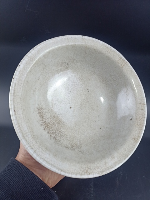 古玩陶瓷【清代】哥釉折沿碗【傳世佳品】拍賣，當(dāng)前價格0元
