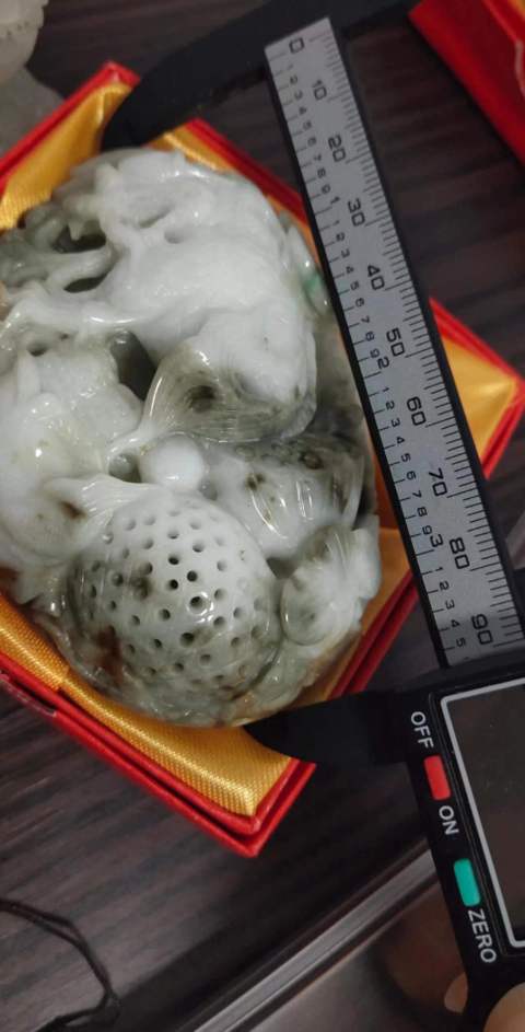 古玩玉器翡翠件拍賣，當前價格5333元