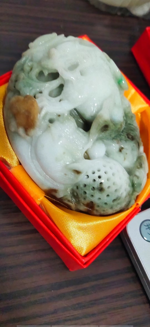古玩玉器翡翠件拍賣，當前價格5333元