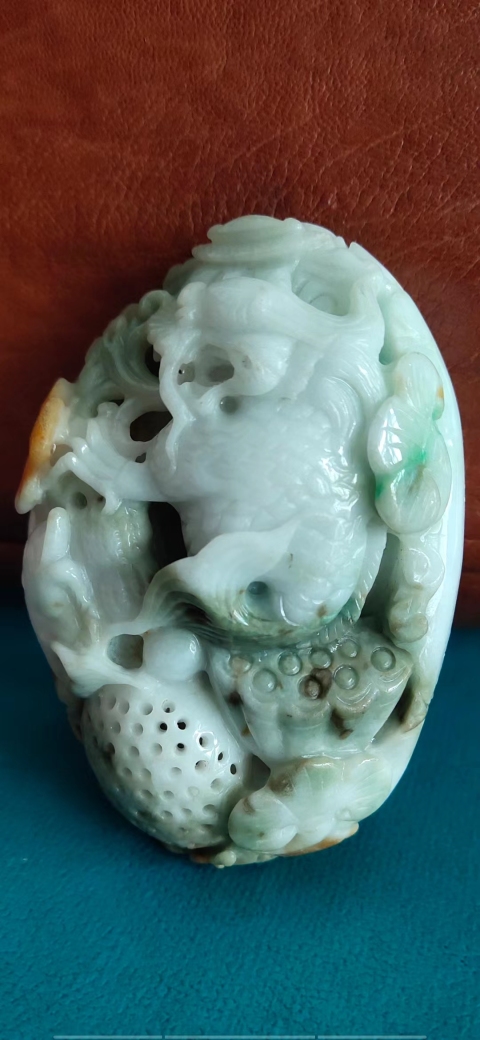 古玩玉器翡翠件拍賣，當前價格5333元