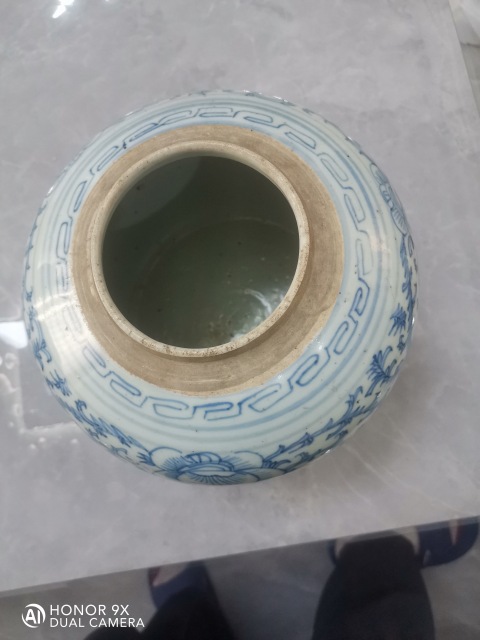 古玩陶瓷青花花卉罐拍賣，當(dāng)前價格800元