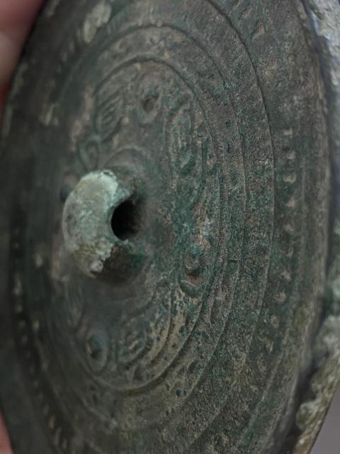 古玩銅器宋仿漢四乳四虺銅鏡拍賣,當前價格3600元